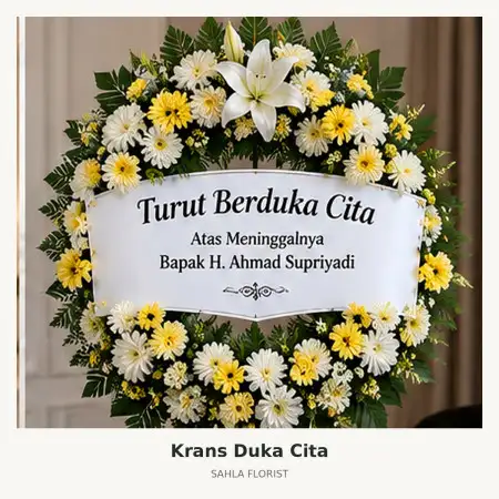 Krans Bunga Duka Cengkareng